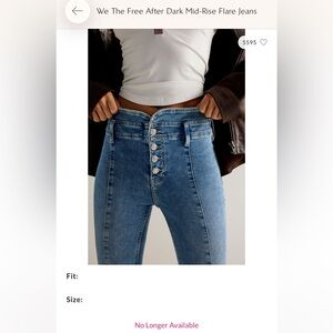 We The Free High-Rise Button-Fly Jeans -